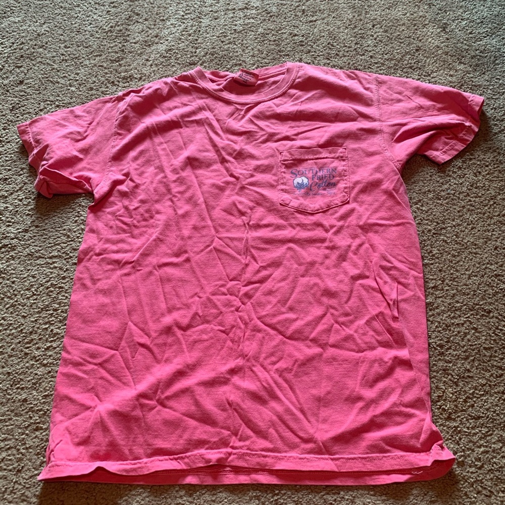 Southern Fried Cotton Pink Tee Shirt